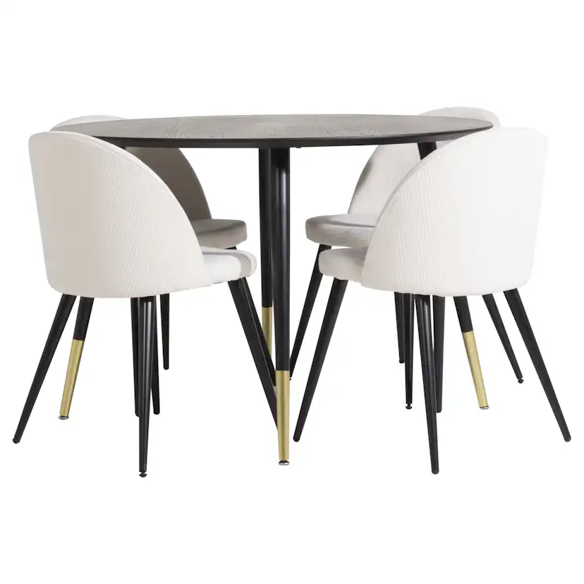 Matgrupp Venture Home Disa med 4 Valentina Stolar Manchester