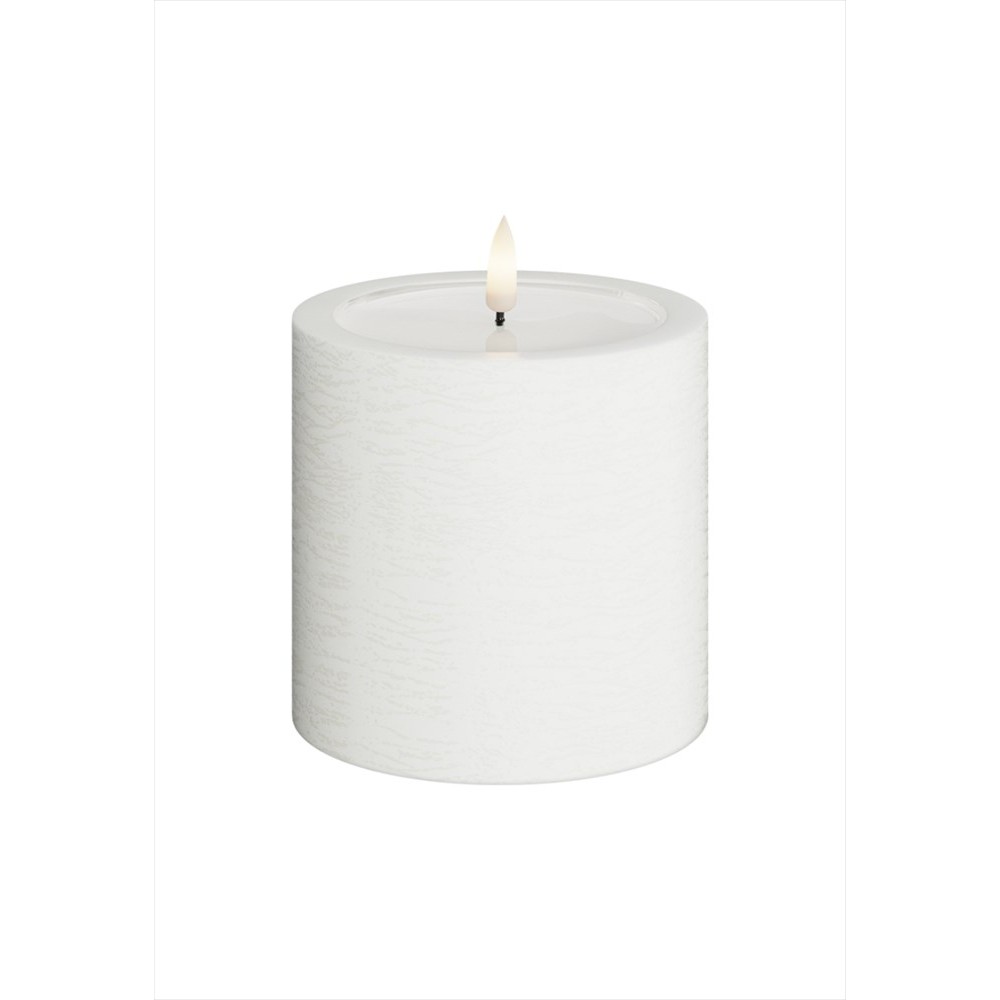 LED-Blockljus UNIQUE Candles 10x10 cm