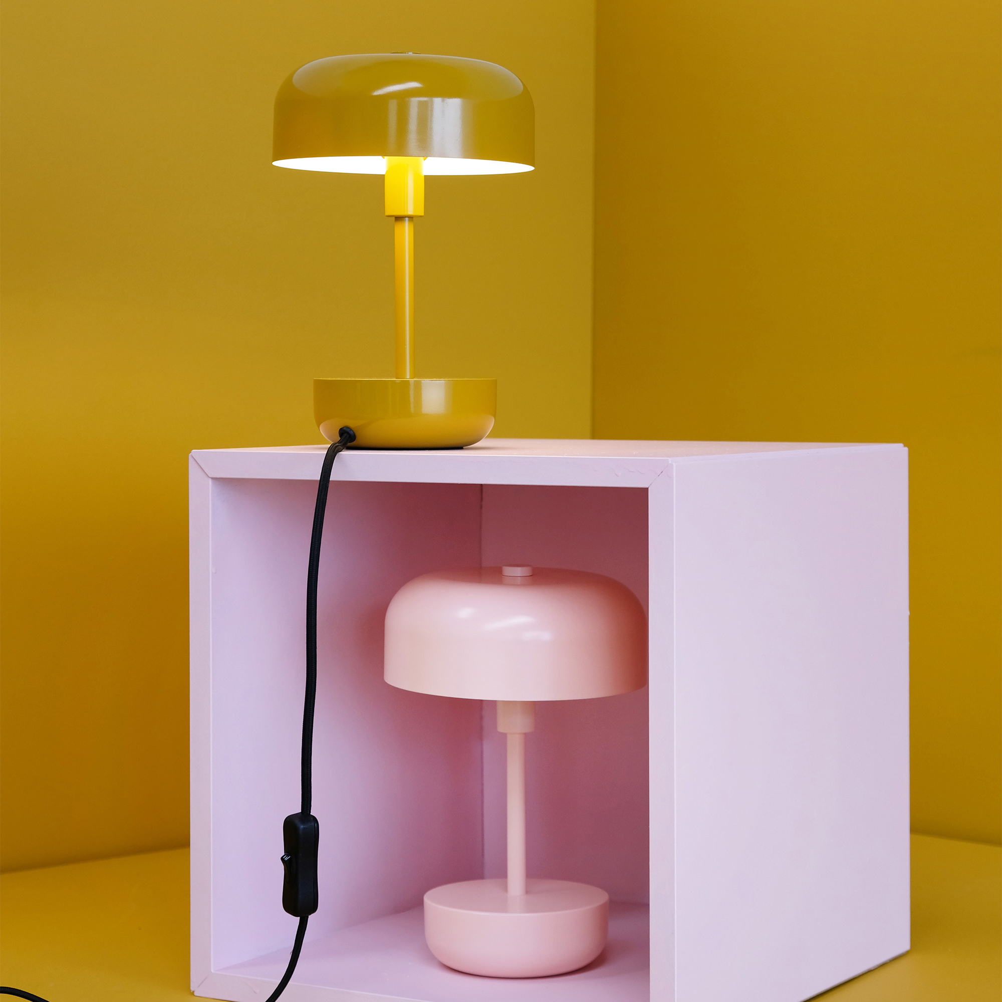 Portabel Bordslampa Dyberg Larsen Haipot LED Uppladdningsbar