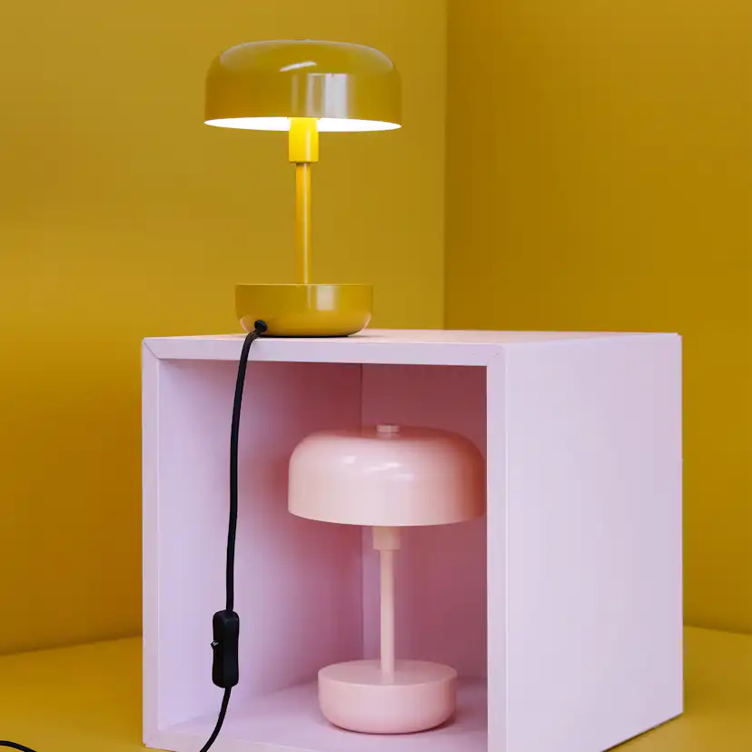 Portabel Bordslampa Dyberg Larsen Haipot LED Uppladdningsbar