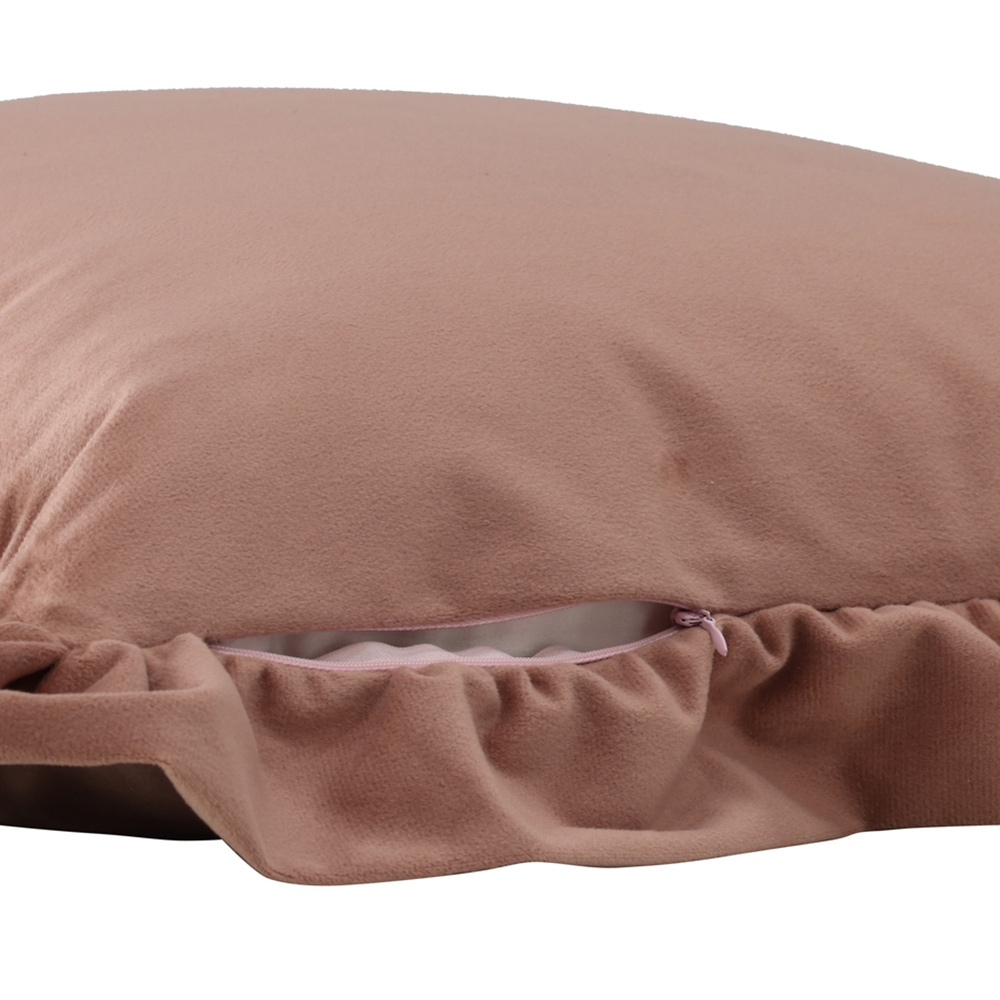 Hailey Cushion Cover Poly Velvet - Pink Rosa