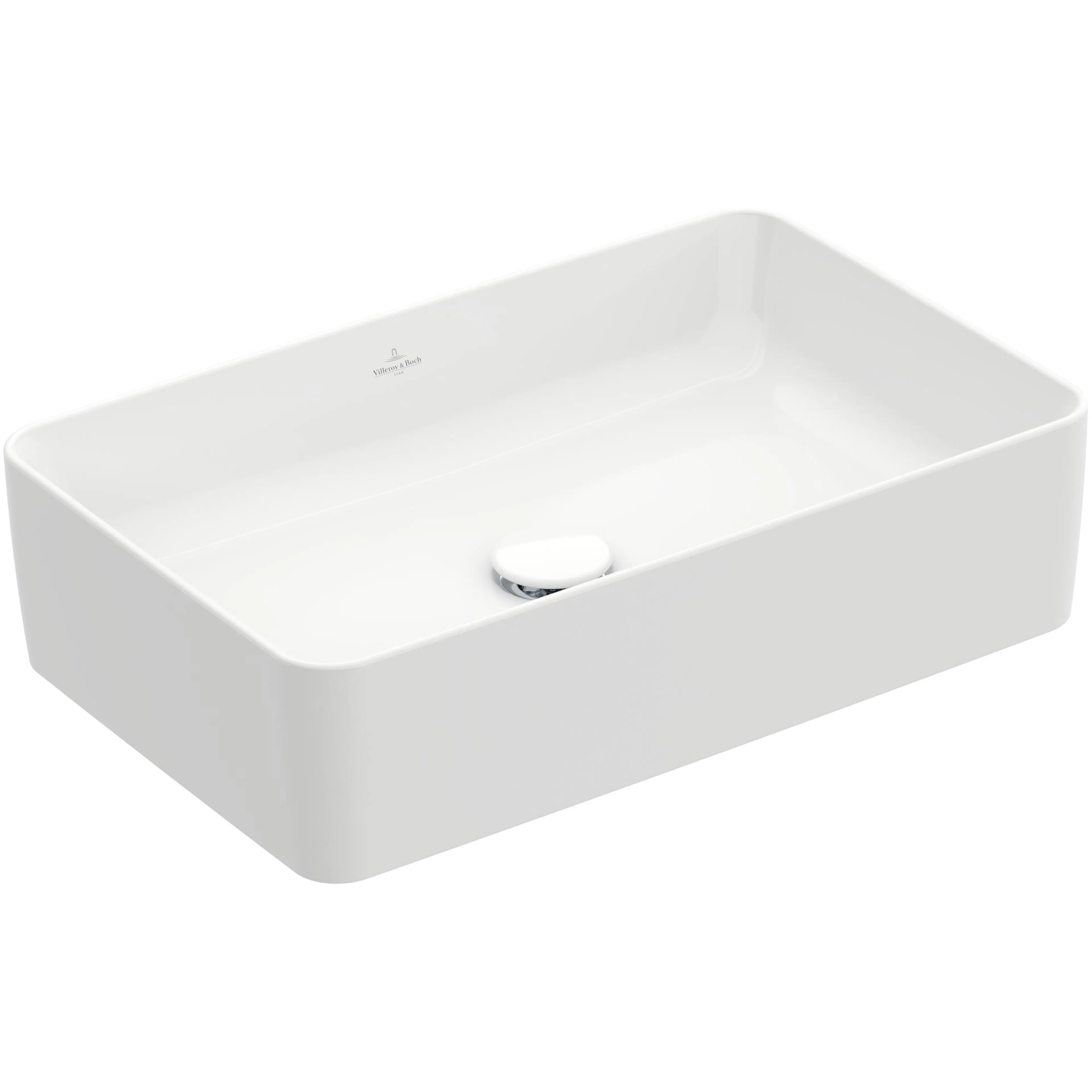 Tvättställ villeroy & Boch Collaro 4A205601 Vit Alpin, 560 mm, Utan Blandarhål, för Väggmonterad blandare