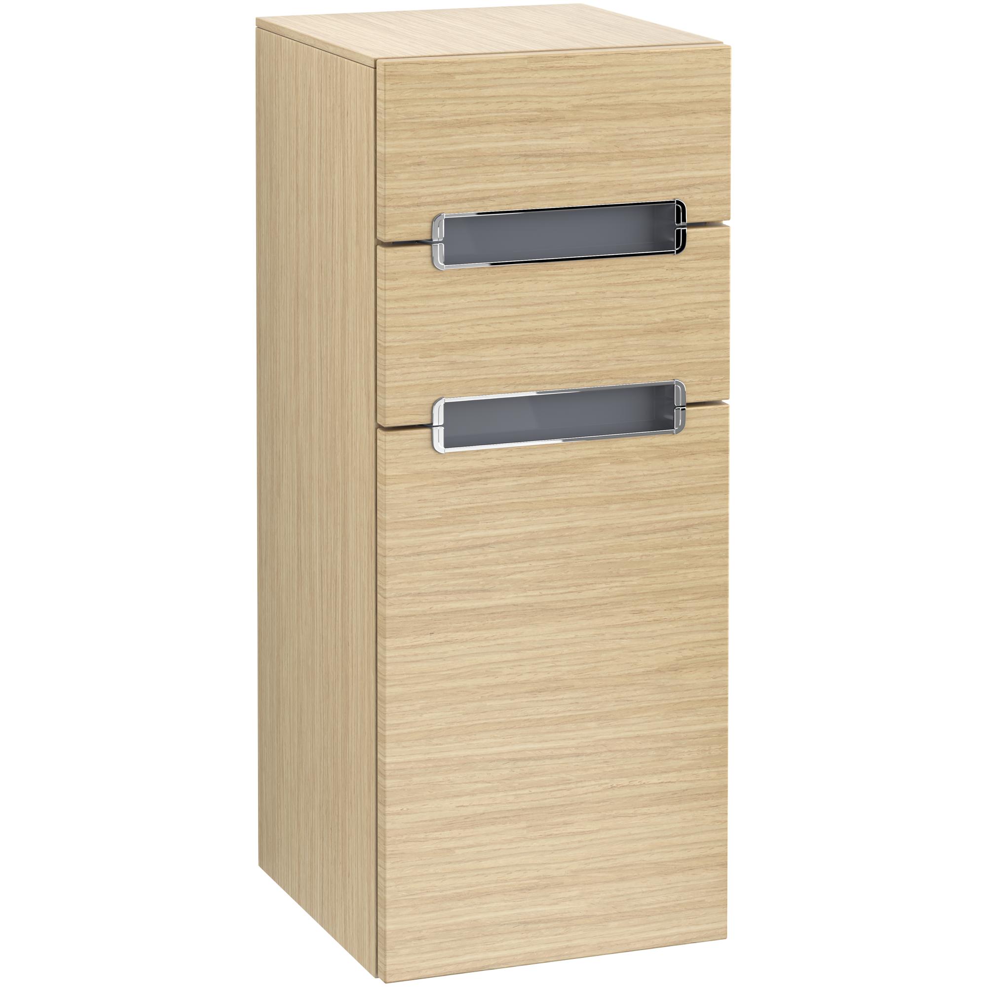 Väggskåp Villeroy & Boch Subway 2.0 med 2 Lådor och 1 Dörr 356 mm