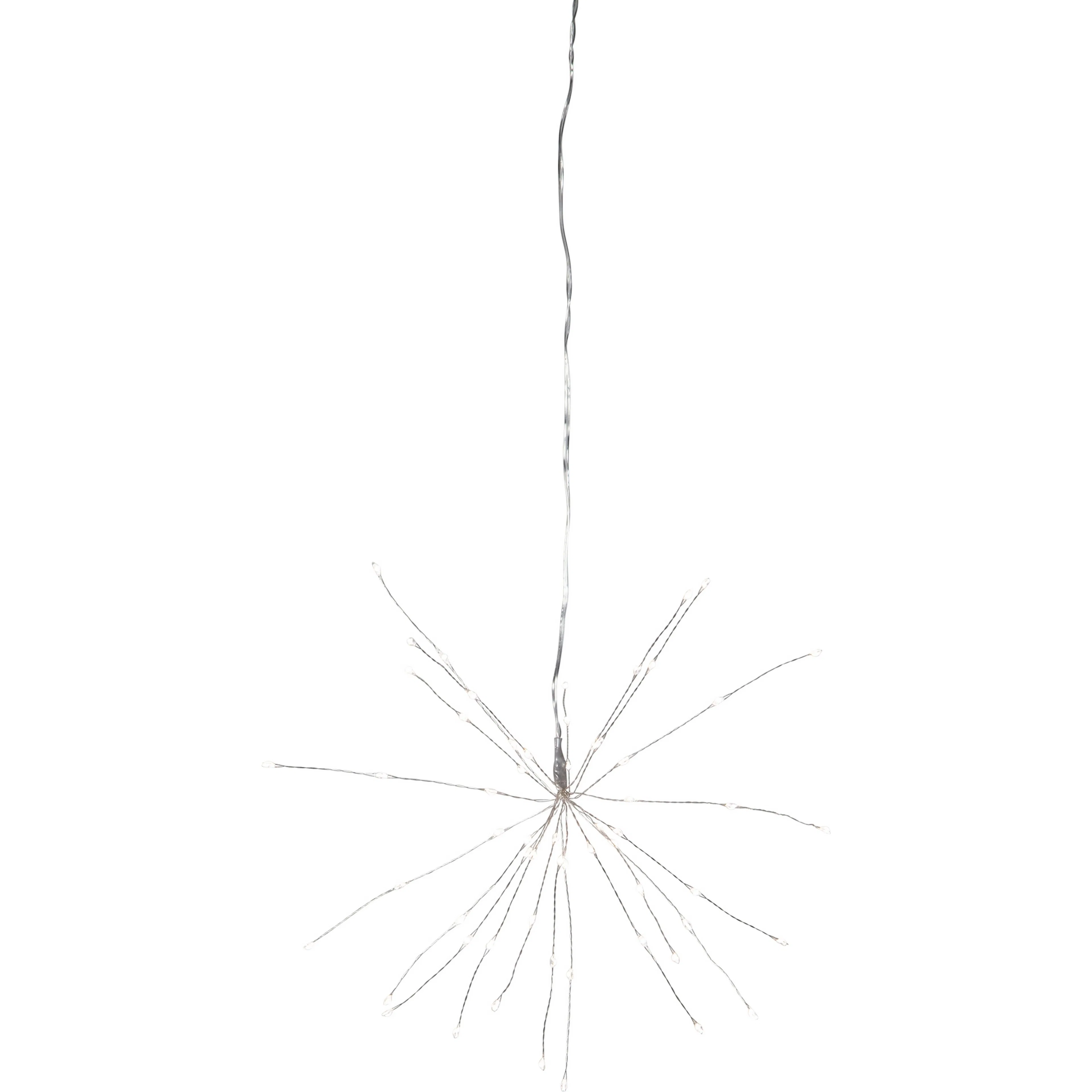 Hängande dekoration Firework Silver