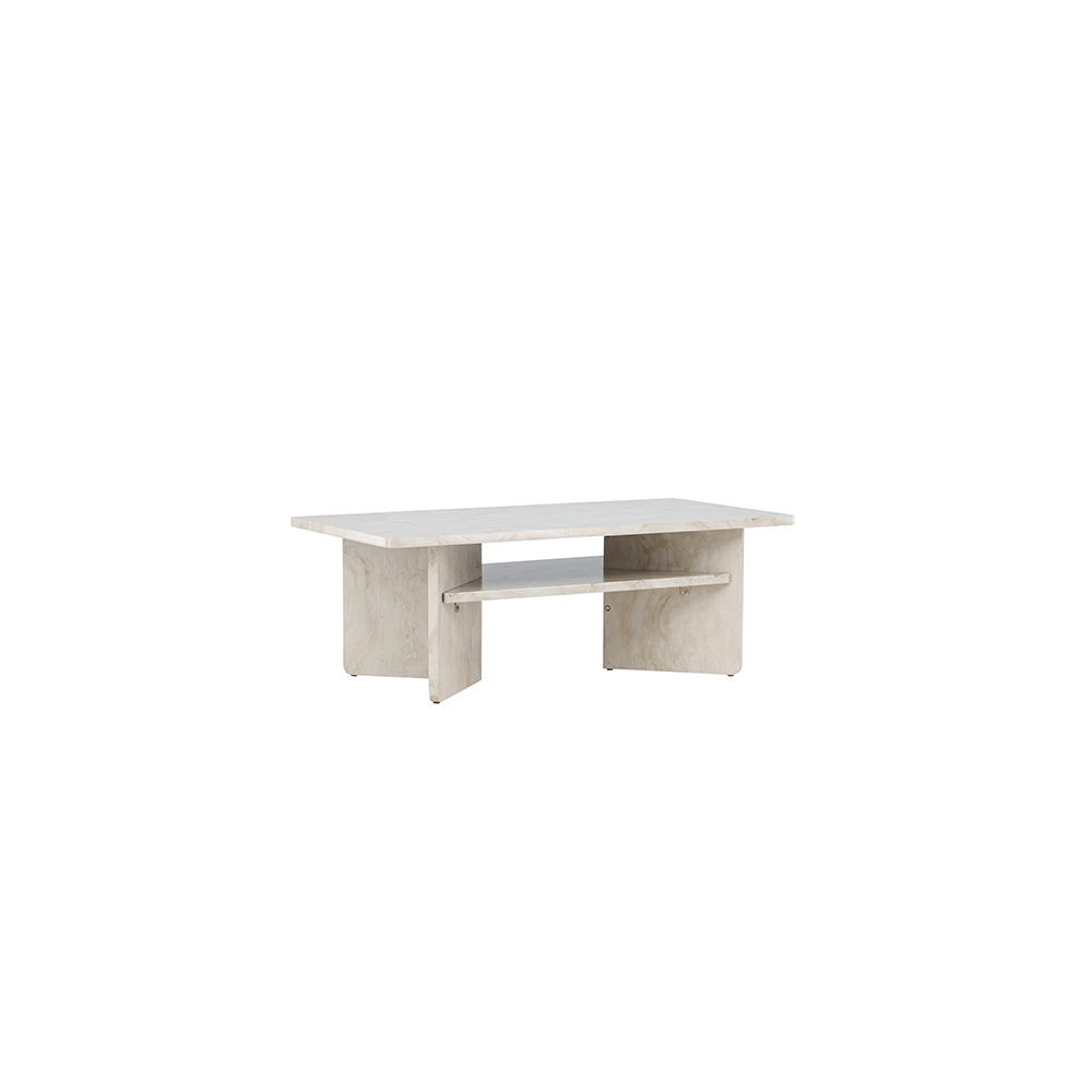 Soffbord Venture Home Ålesund Beige Rektangulärt Vardagsrumsbord