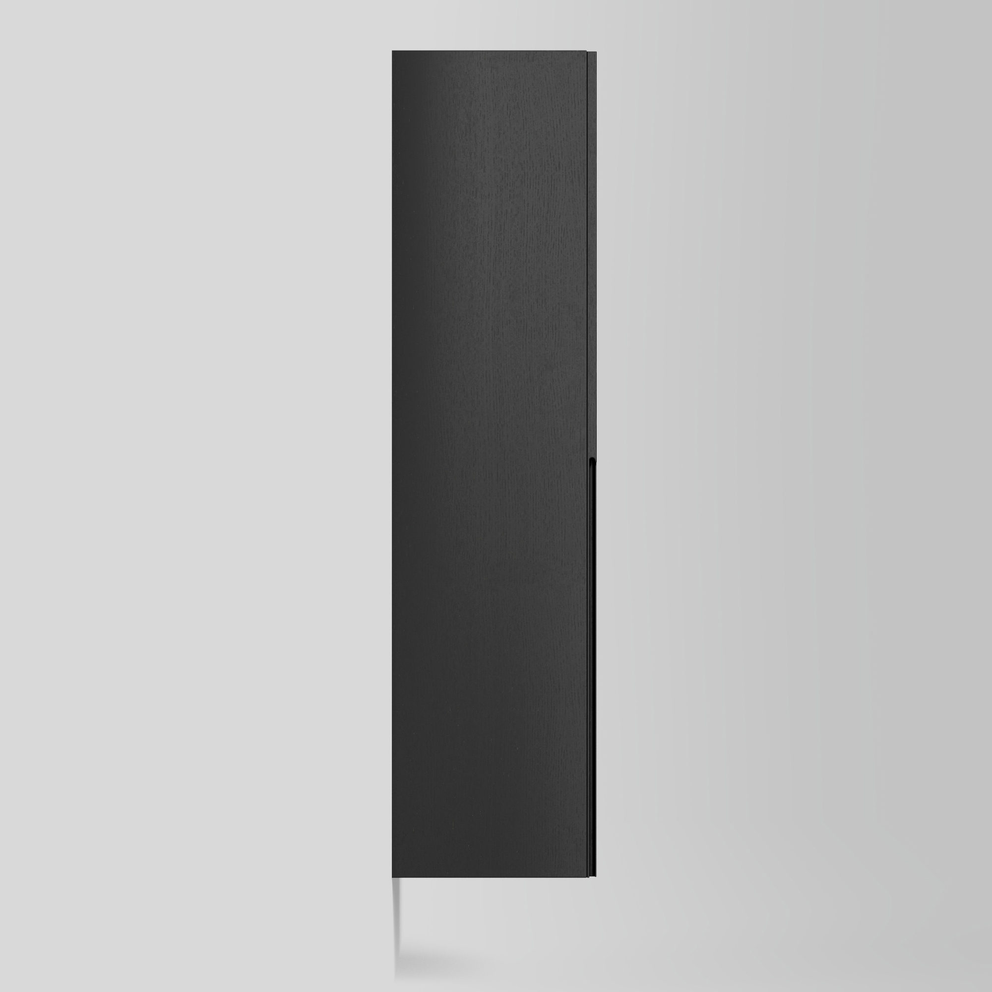 Högskåp Grip 40/40, Låda Black Oak, 4 Hy, 2 Lå, Hö Färg: Black Oak, Hängning: Höger
