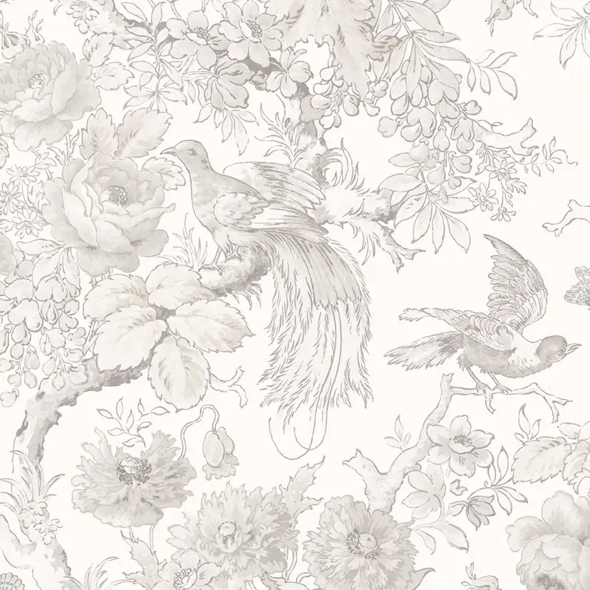 Tapet Laura Ashley Birtle Grå