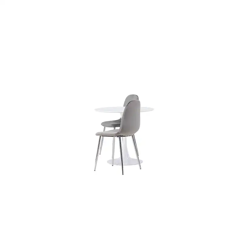 Matgrupp Venture Home Hamden Ø80 cm med 2 st Eva stolar