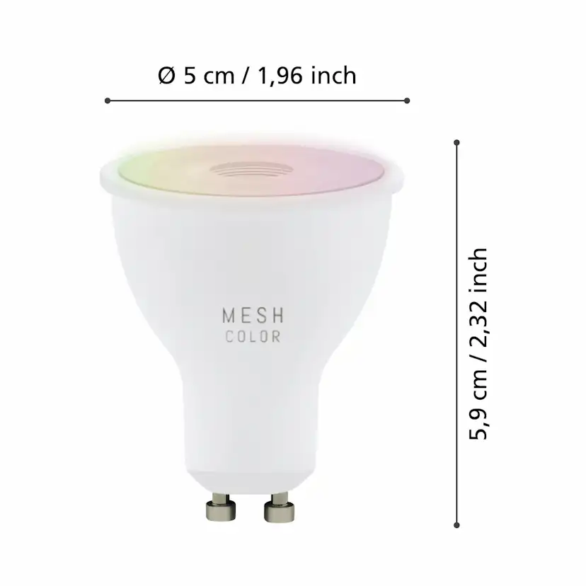 Ljuskälla Eglo 3xLM-ZIG-RGB/CCT GU10 4,5W