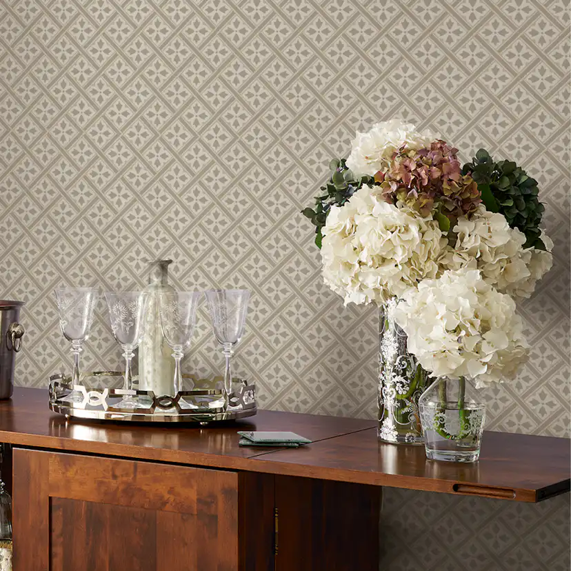Tapet Laura Ashley Mr Jones Dove Gra