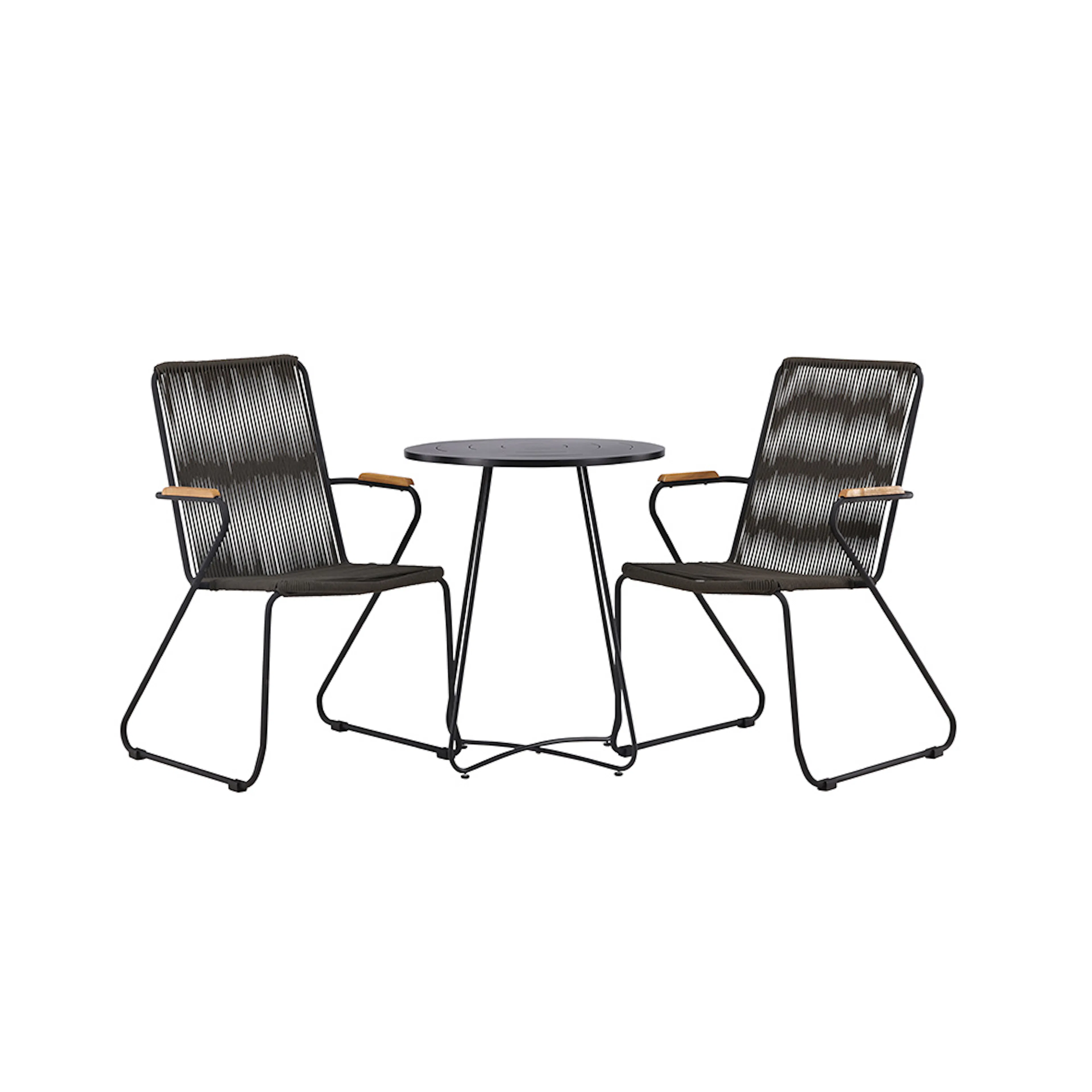 Cafégrupp Venture Home Bacong Bord med 2 Bois Stolar