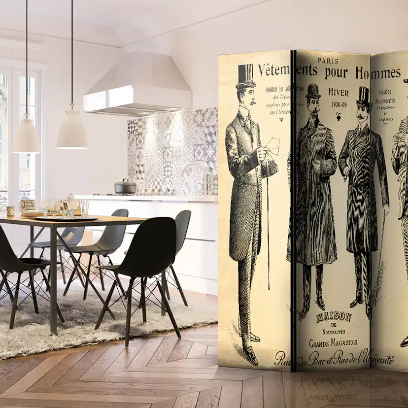 Rumsavdelare Skärmvägg Arkiio Vêtements Pour Homme 135x172 cm