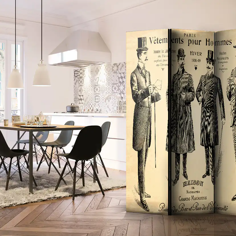 Rumsavdelare Skärmvägg Arkiio Vêtements Pour Homme 135x172 cm