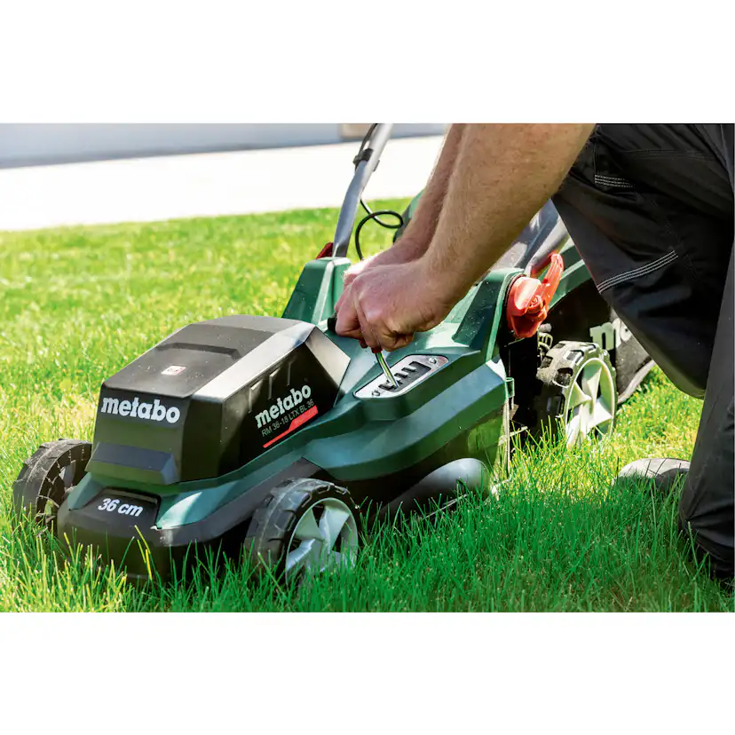 Gräsklippare Metabo Rm 36-18 LTX BL 36 18V Solo utan Batteri och Laddare
