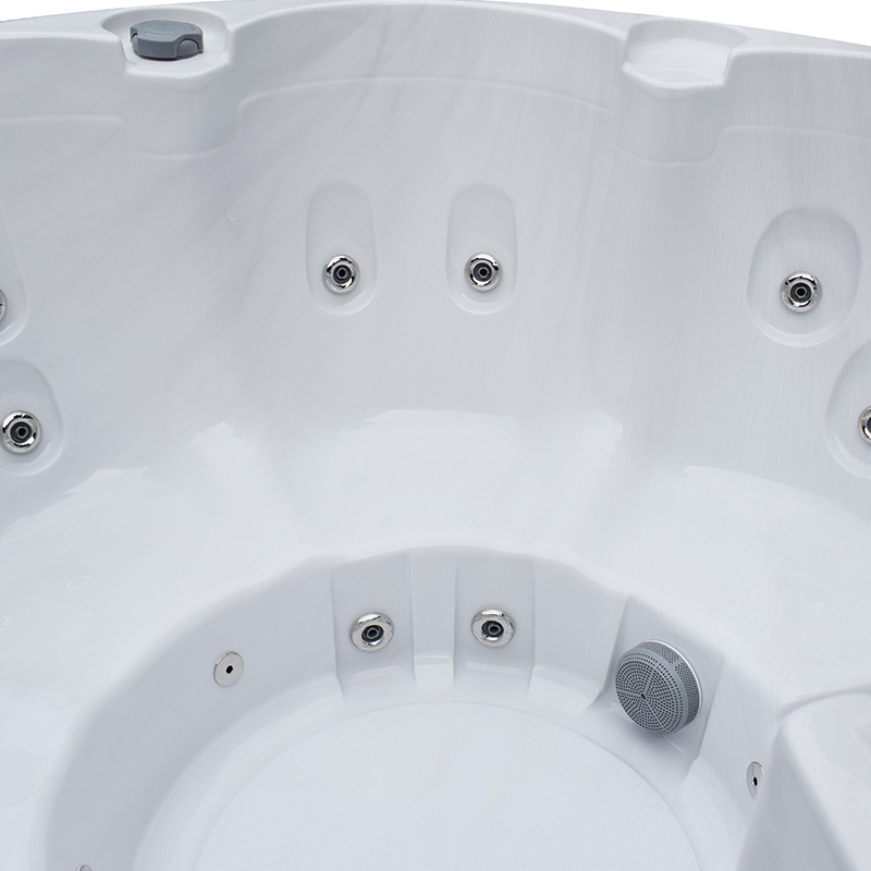 Spabad Westerbergs Marstrand 29 Jets Vit med Extra Tjockt Termolock