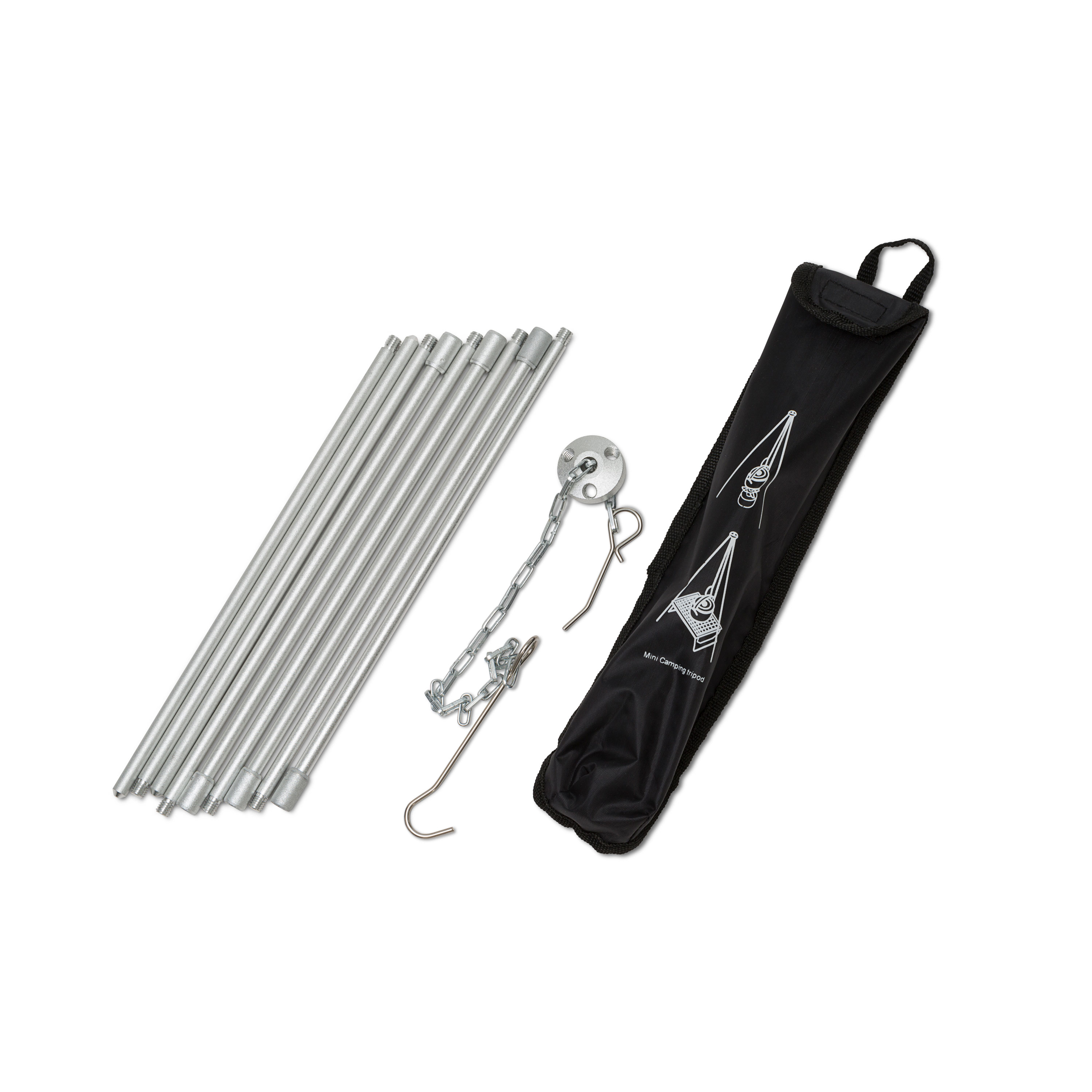 3-bensstativ Briv lägereld