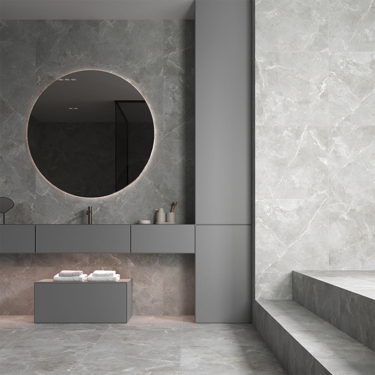 Klinker Tenfors Pulpis Dark Grey Marmor Matt 60x60