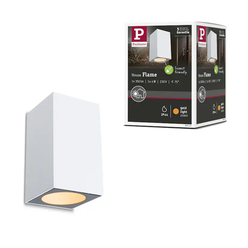Fasadbelysning Paulmann Flame LED Nedåtljus IP44 230V