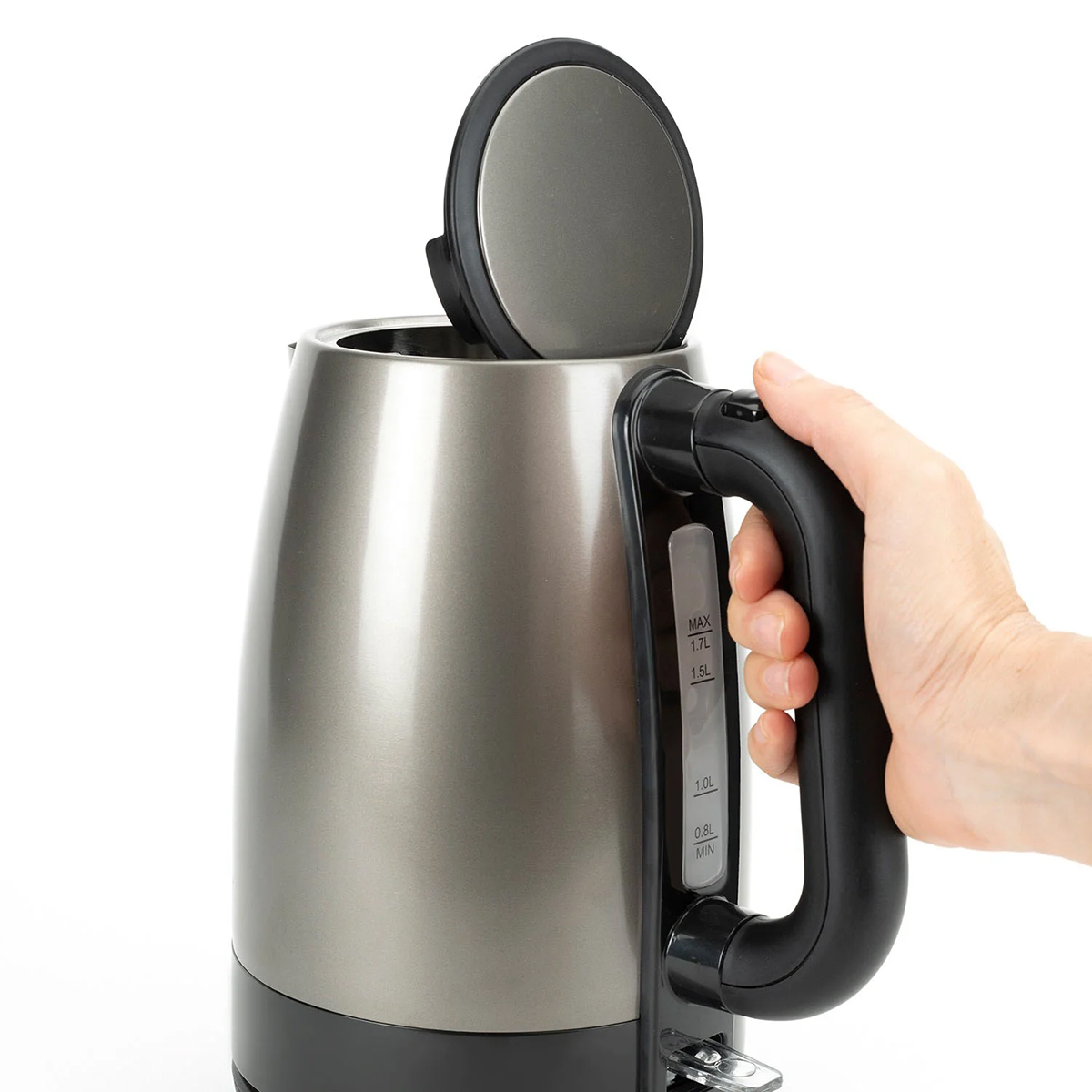 Vattenkokare BLACK+DECKER 2200W 1,7L Rostfritt Stål