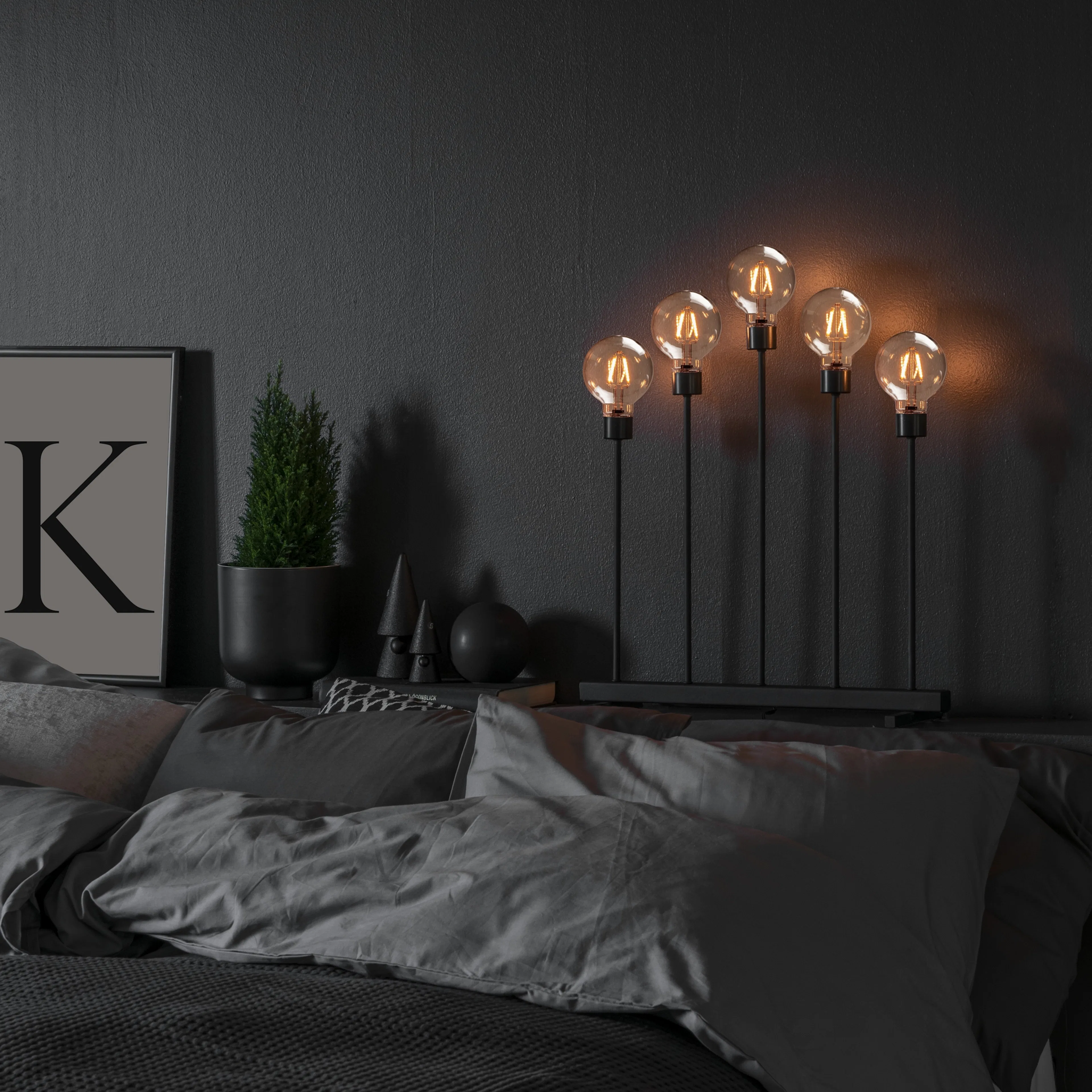 Adventsljusstake Gnosjö Konstsmide 5 Ljus 3964