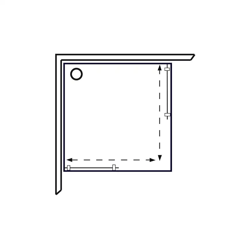 Duschkabin Hafa Polaris Square