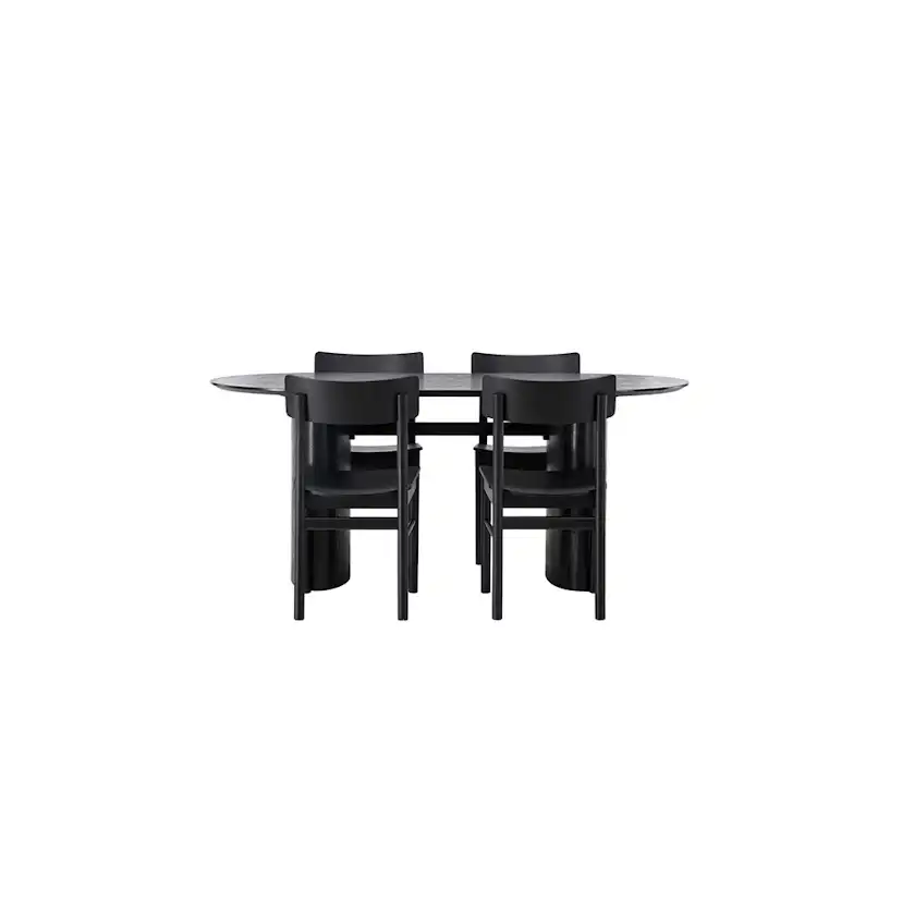 Matgrupp Venture Home Isolde med 4 st Montros stolar