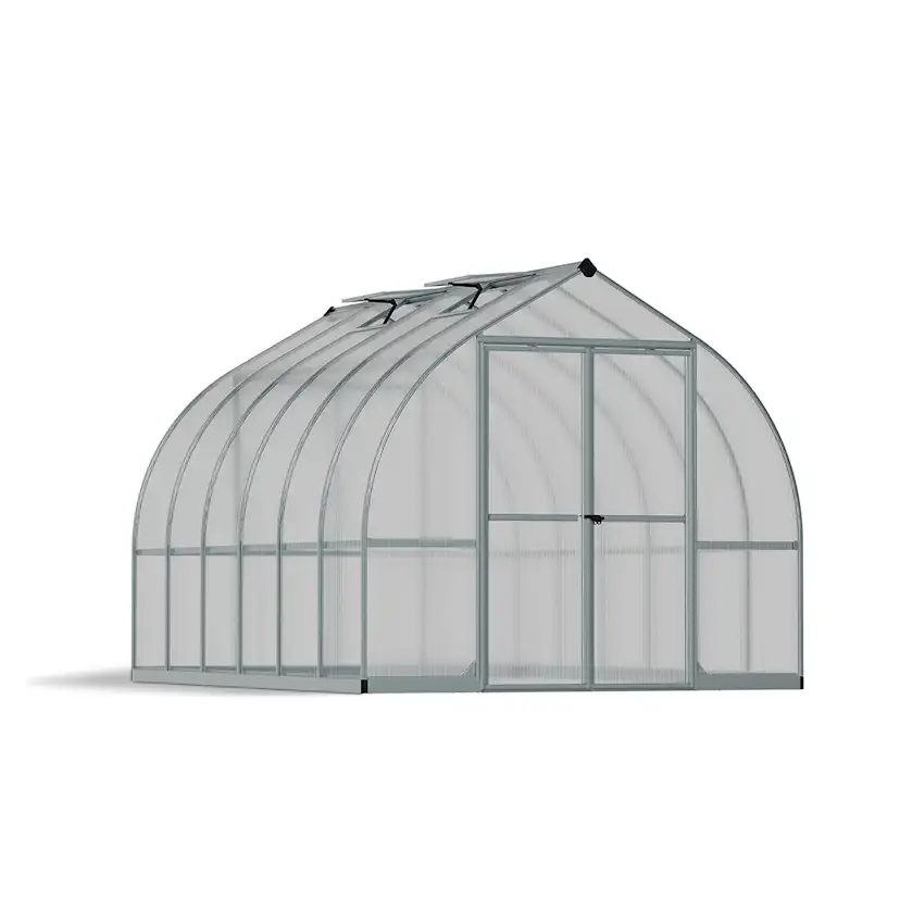 Växthus Canopia by Palram Bella Aluminiumram med UV-Skyddad Polykarbonat & Ventilationsfönster, 8,9 m²