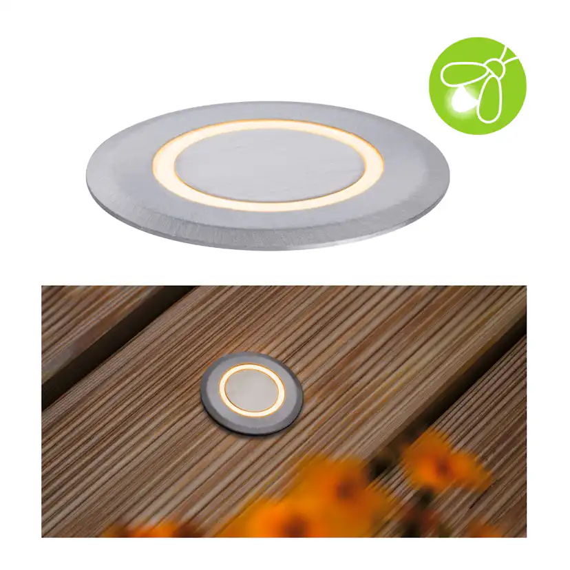 LED Infälld Markbelysning Paulmann House Stripe Rund IP67 230V