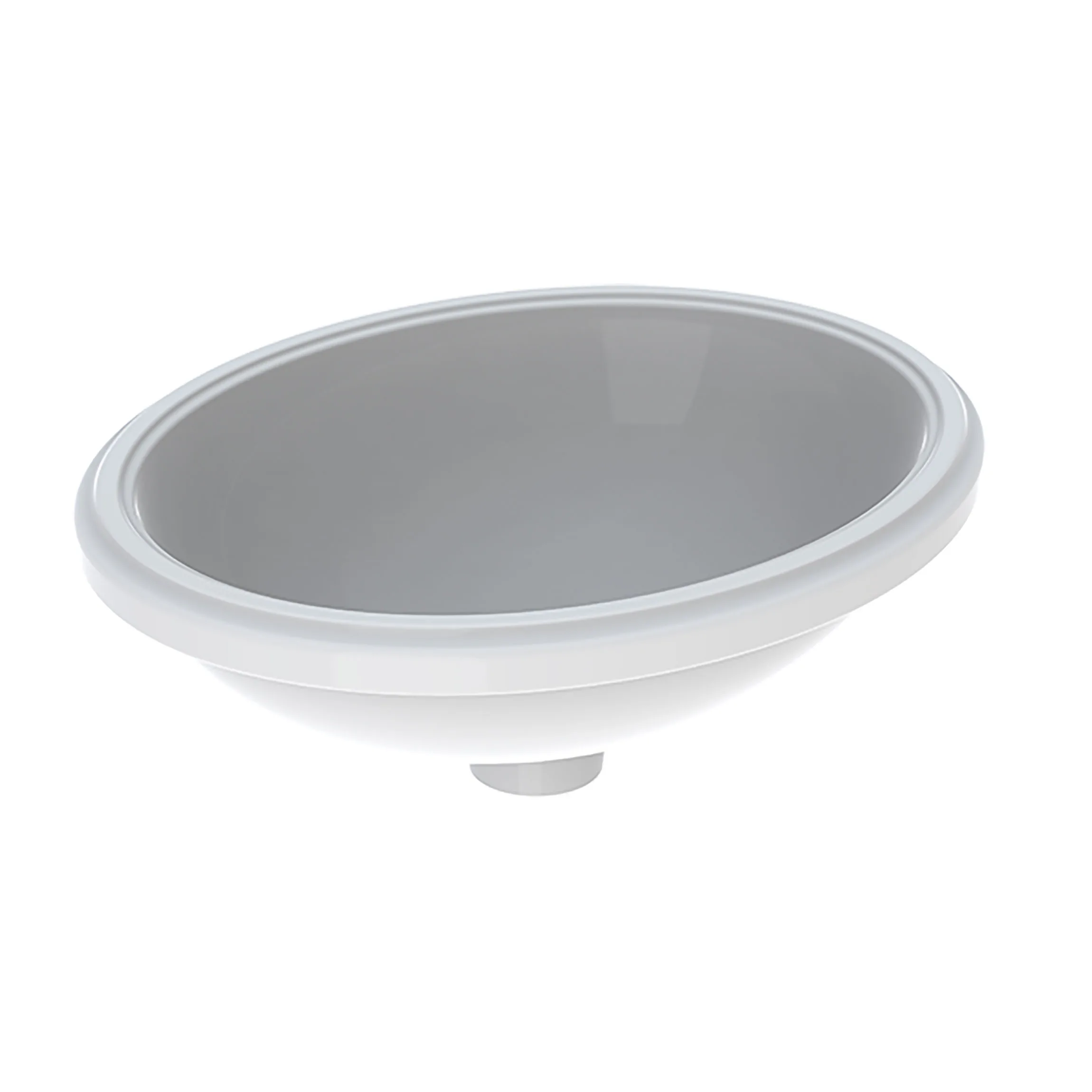 Tvättställ Geberit Variform 420 mm för underlimning Ovalt