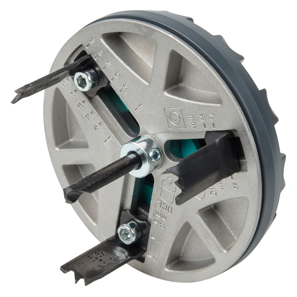 Ställbar Wolfcraft Proffshålsåg Ø 45-90mm
