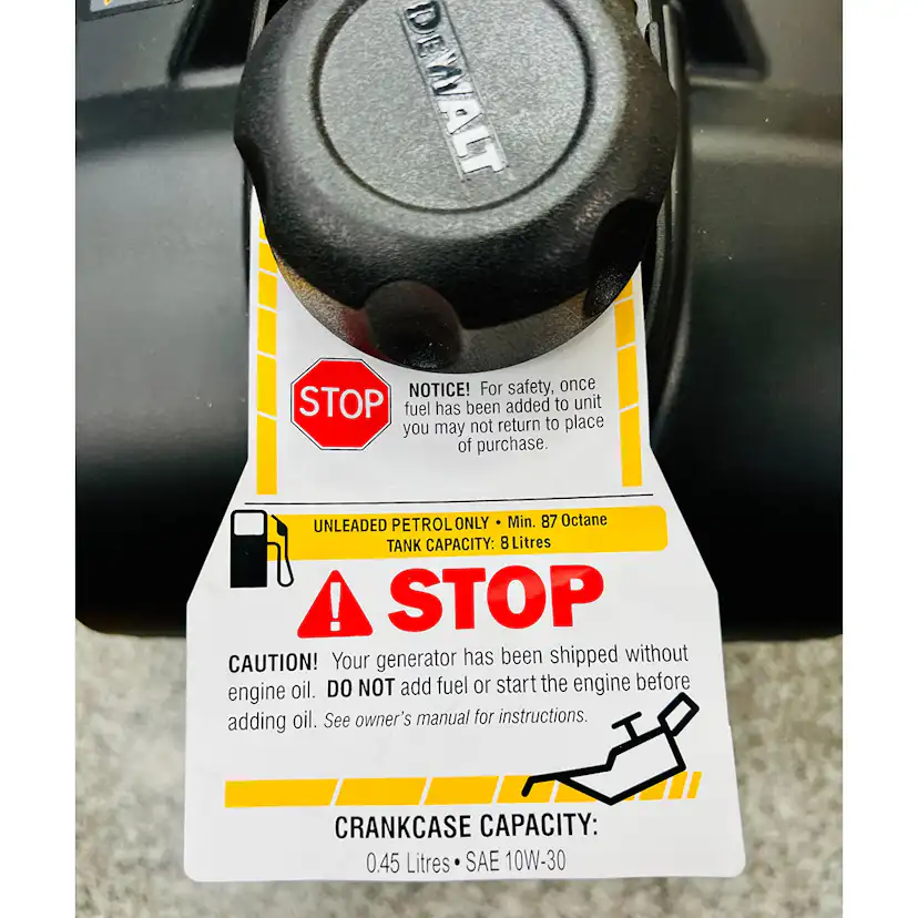 Elverk DeWalt DXGNi35E Gul