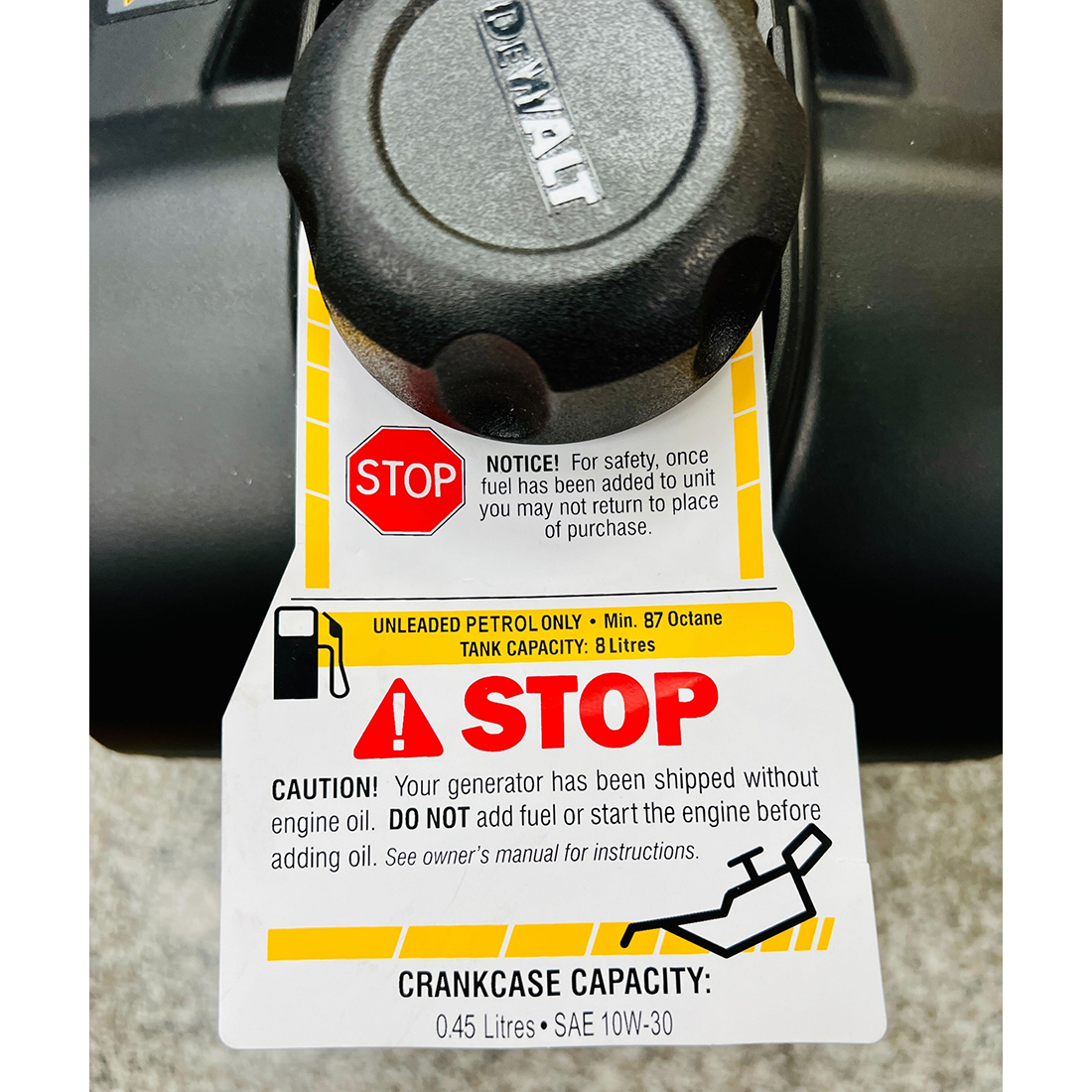 Elverk DeWalt DXGNi35E