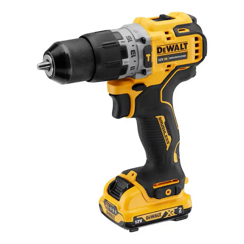 Borrmaskin DeWalt DCD706D2-QW 2 Ah Kit 12V