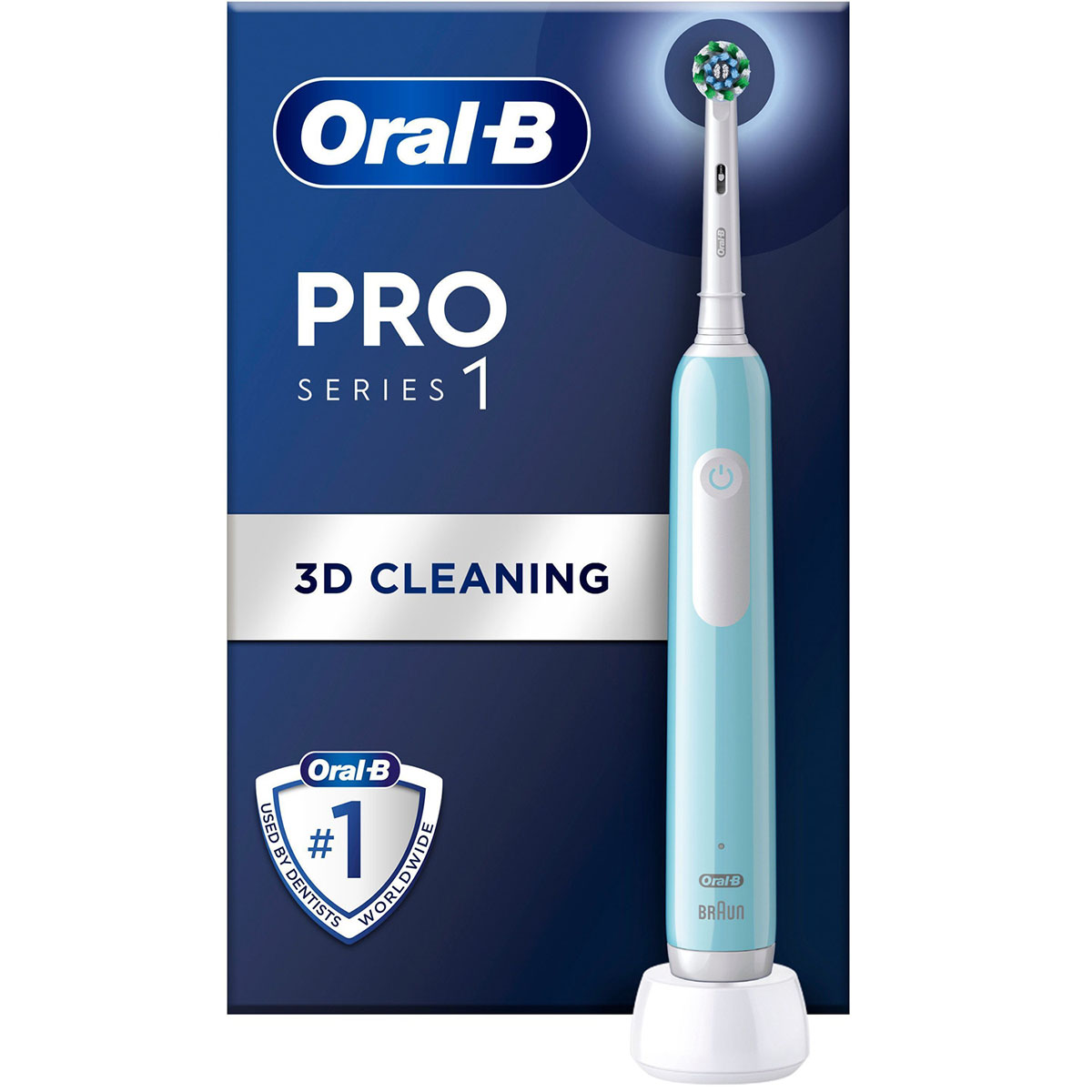 Eltandborste Oral-B Pro1 + Extra Refill