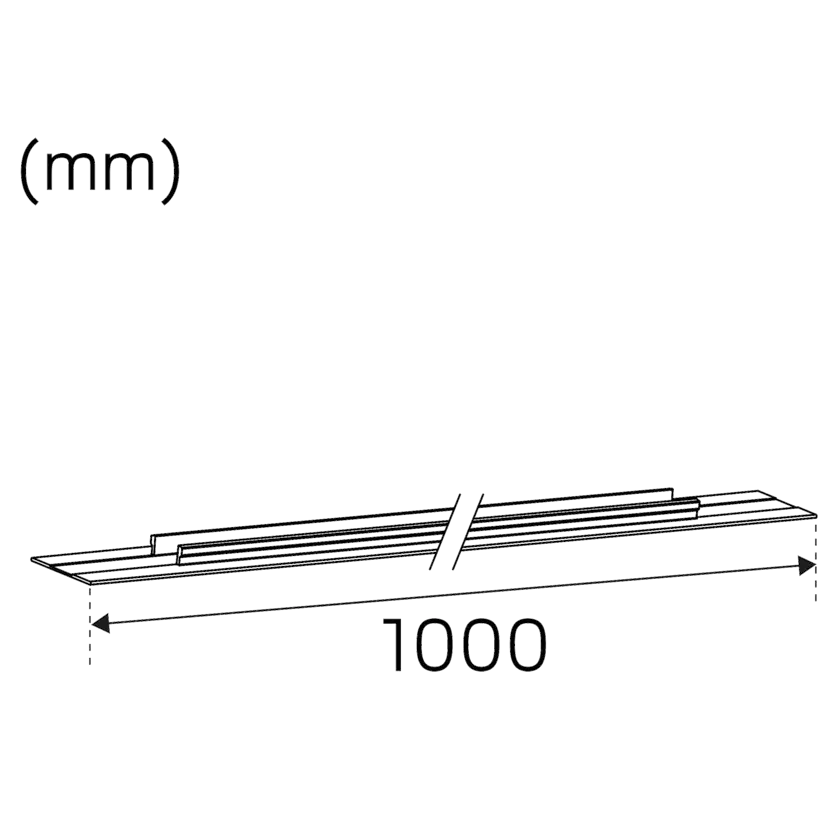 Täcklock Hide-a-lite 1-fas Svart
