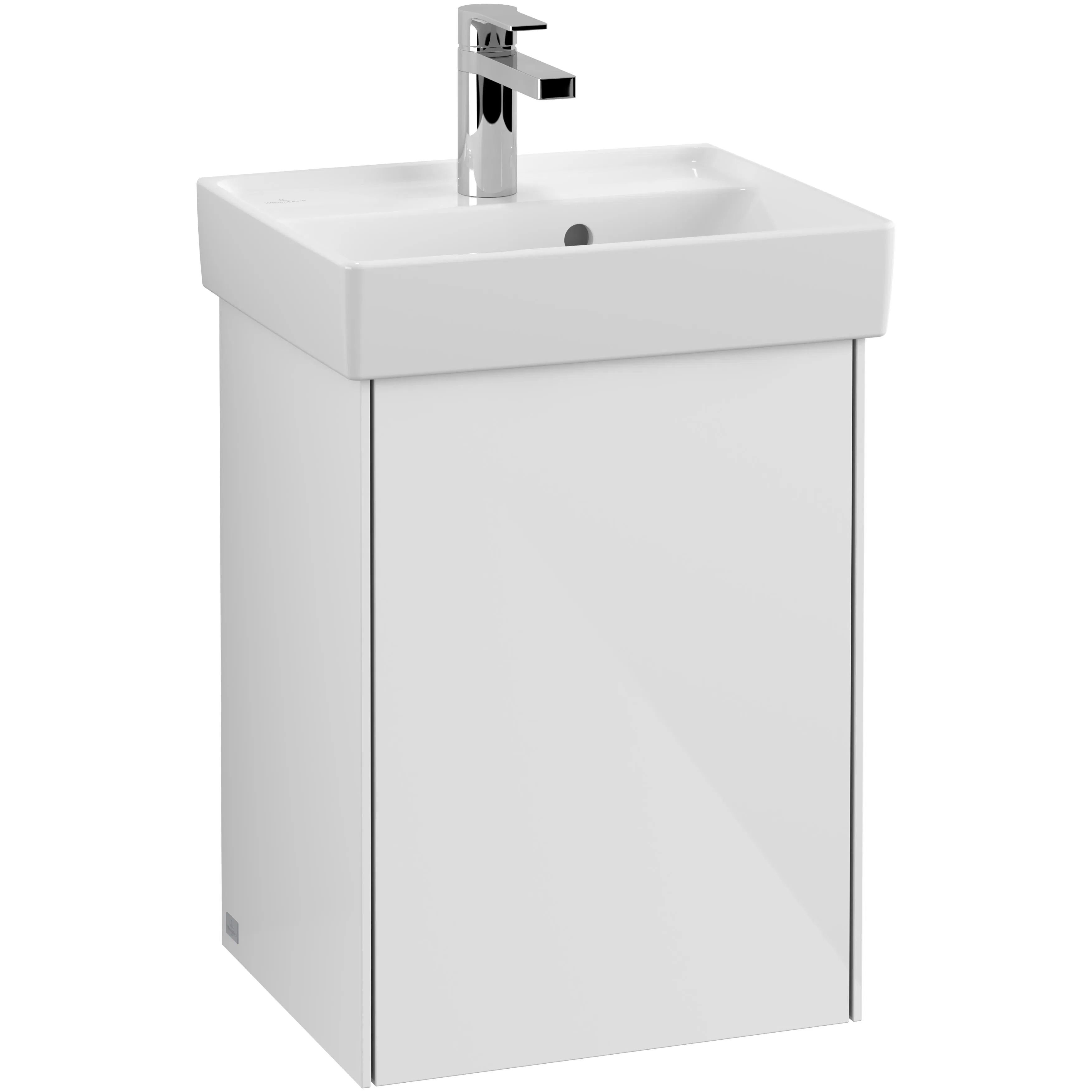 Tvättställsskåp Villeroy & Boch Collaro C00500DH Vit Högblank med Gångjärn Vänster
