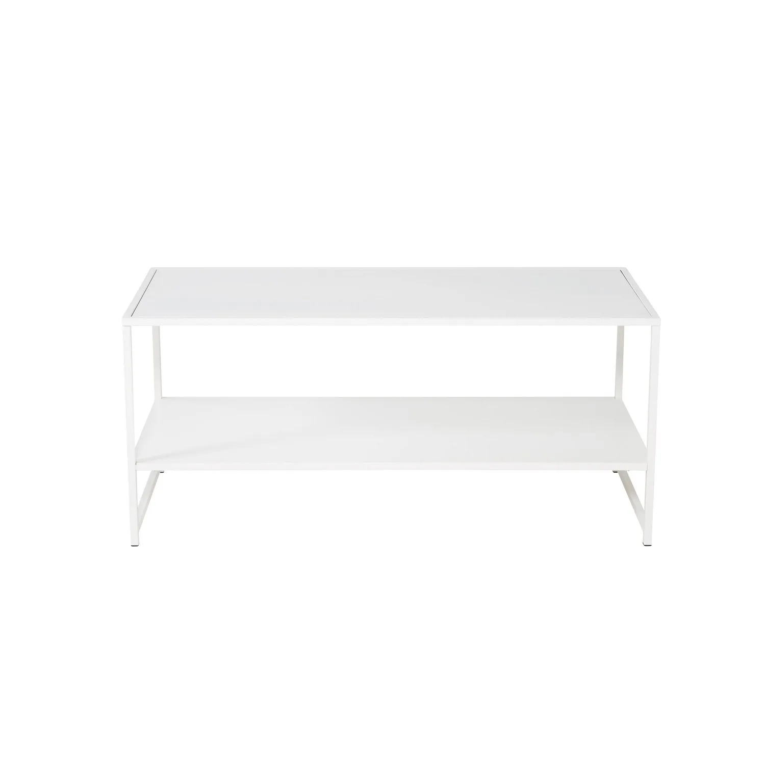 Staal - End Table- White Vit