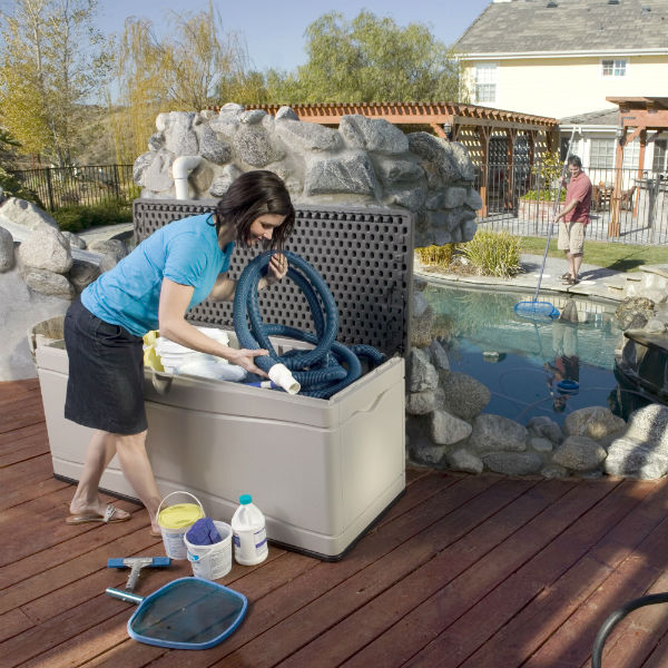 Förvaringsbox GOP Fremont Vit/Brun