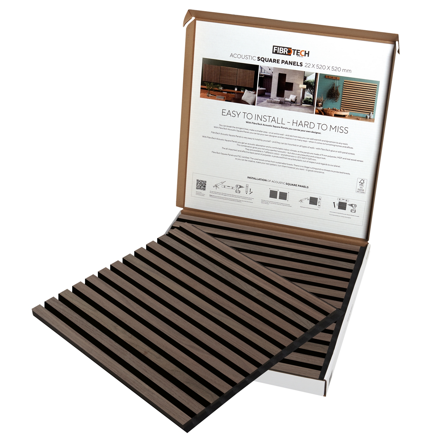 Akustikpanel Fibrotech Square