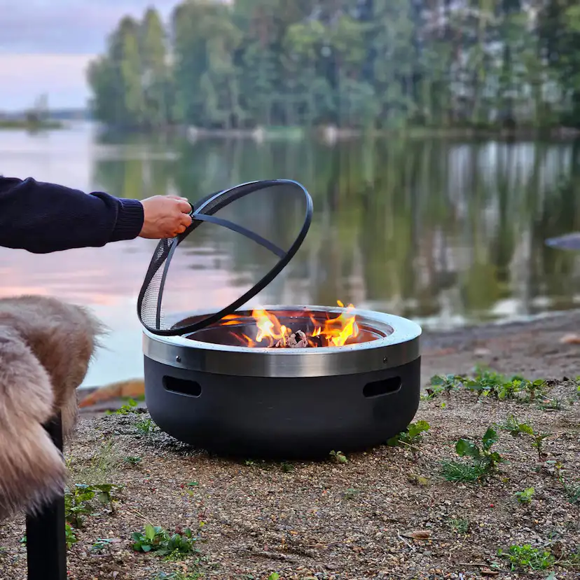 Eldstad Mustang Burbank för Utemiljö med Grillgaller