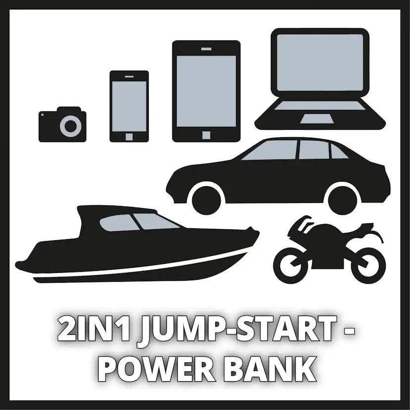 Starthjälp Einhell CE-JS 18/1 med Powerbank