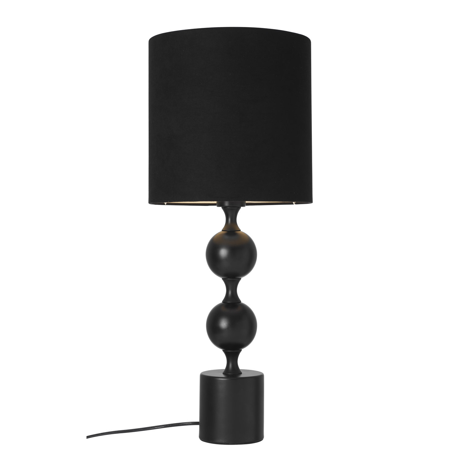 Bordslampa Cottex Prakt H60 cm Metallfot med Textilskärm