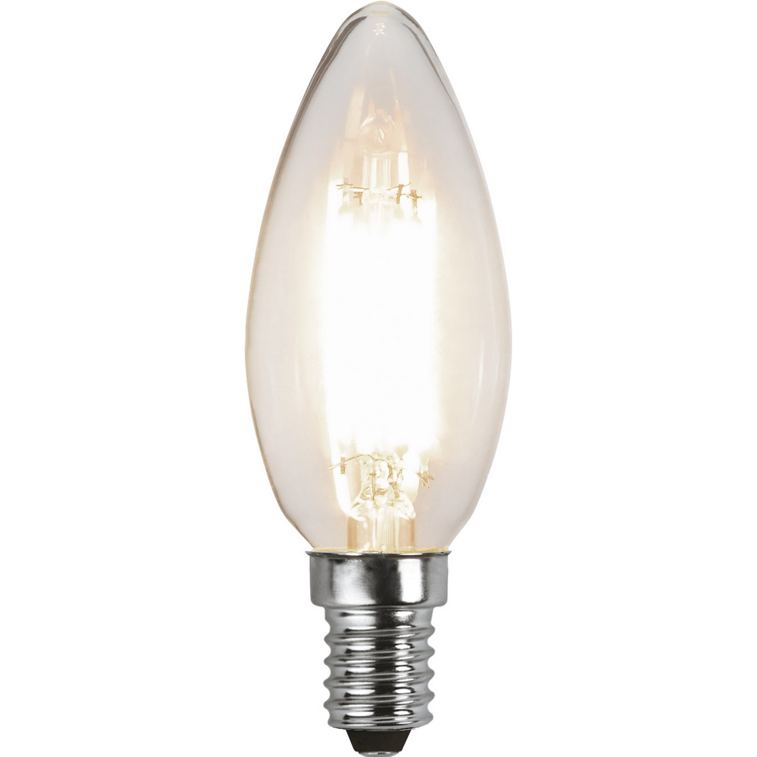 LED-lampa Star Trading E14 C35 Clear 3-step memory