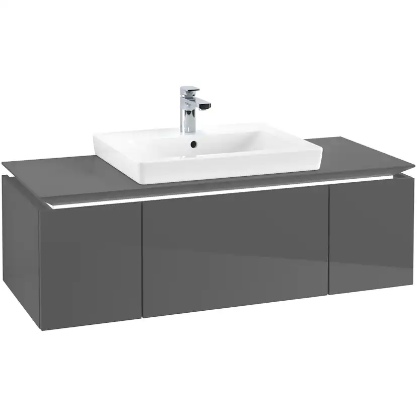 Tvättställsskåp Villeroy & Boch Legato Kompakt med 3 Lådor för Tvättställ