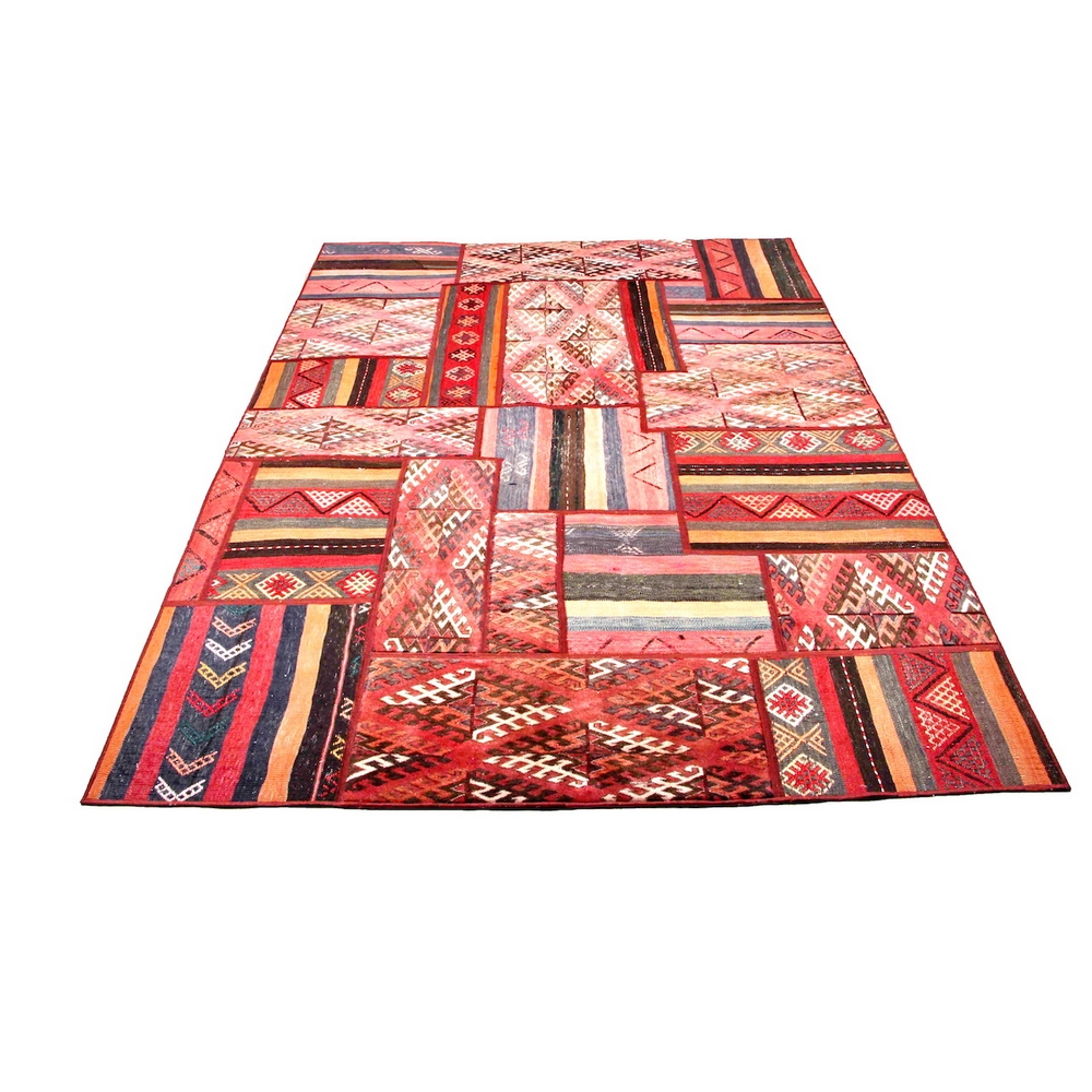 Persisk Patchworkmatta Arkiio Flerfärgad 162x234