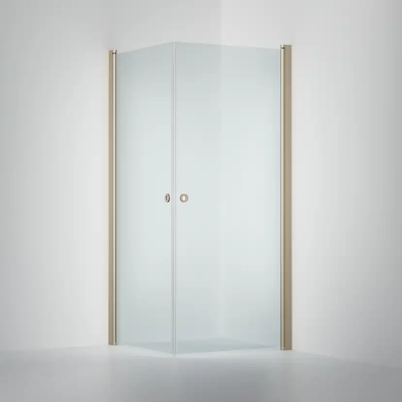 Duschvägg Linc Angel 900x900 mm, Klarglas SafeTech, Stone