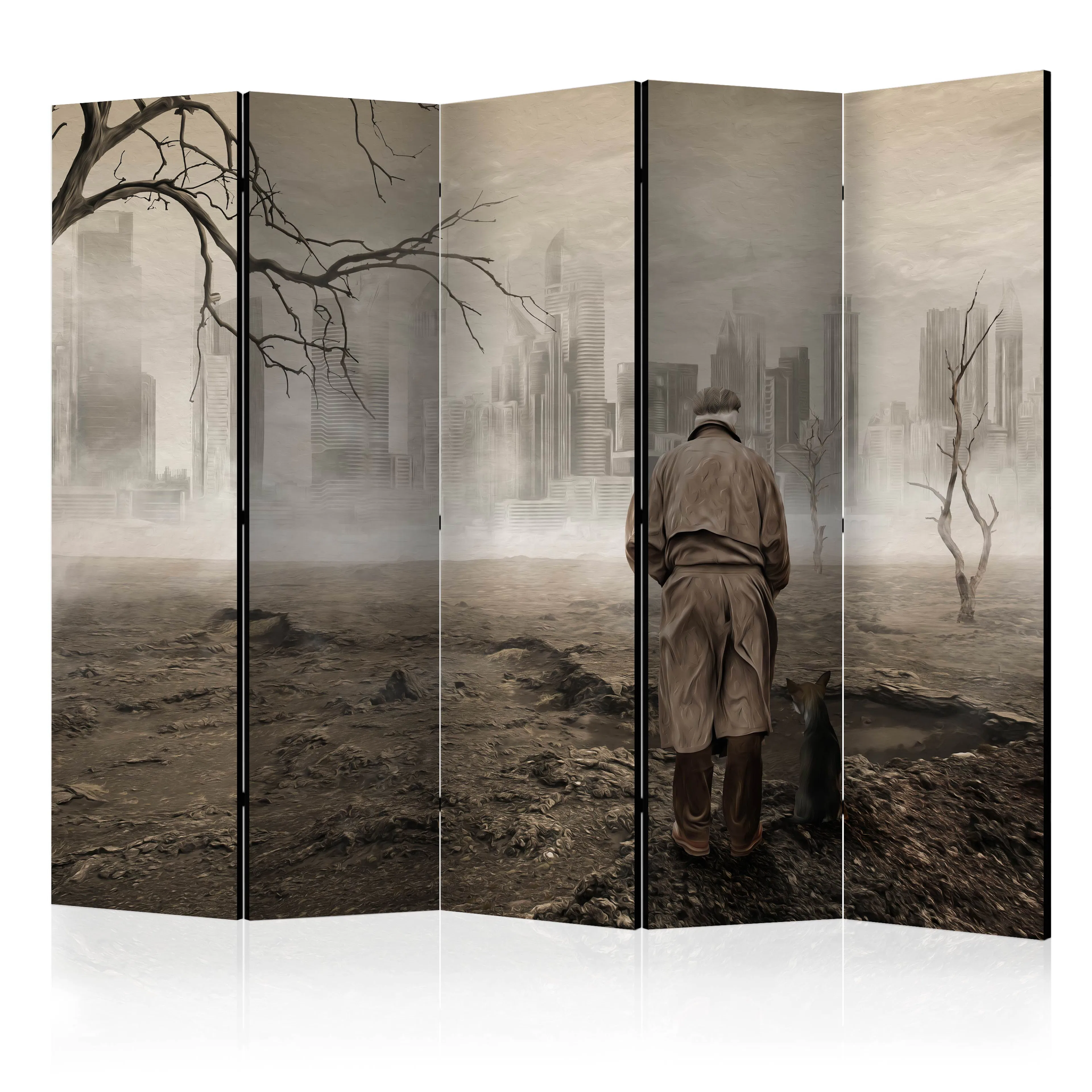 Rumsavdelare Skärmvägg Arkiio Ghost's City II 225x172 cm
