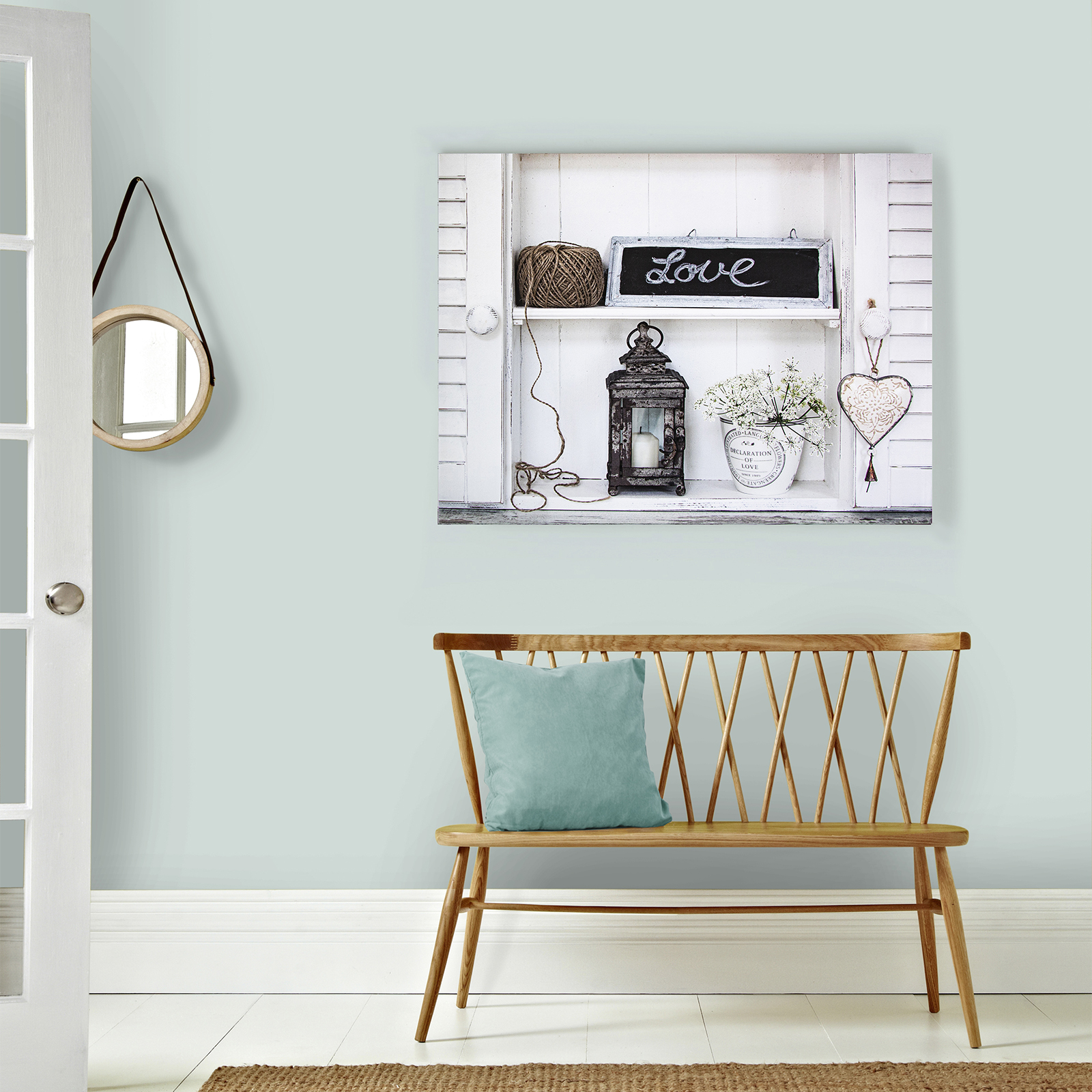 Canvastavlor Art for the Home Love 100x75 cm