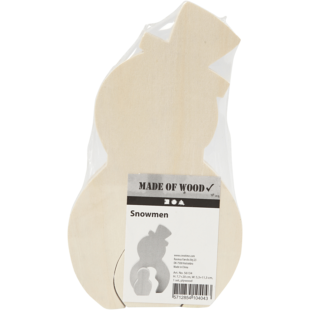 Figurer Creativ Company 2I1 Figur Snögubbar 1 Set