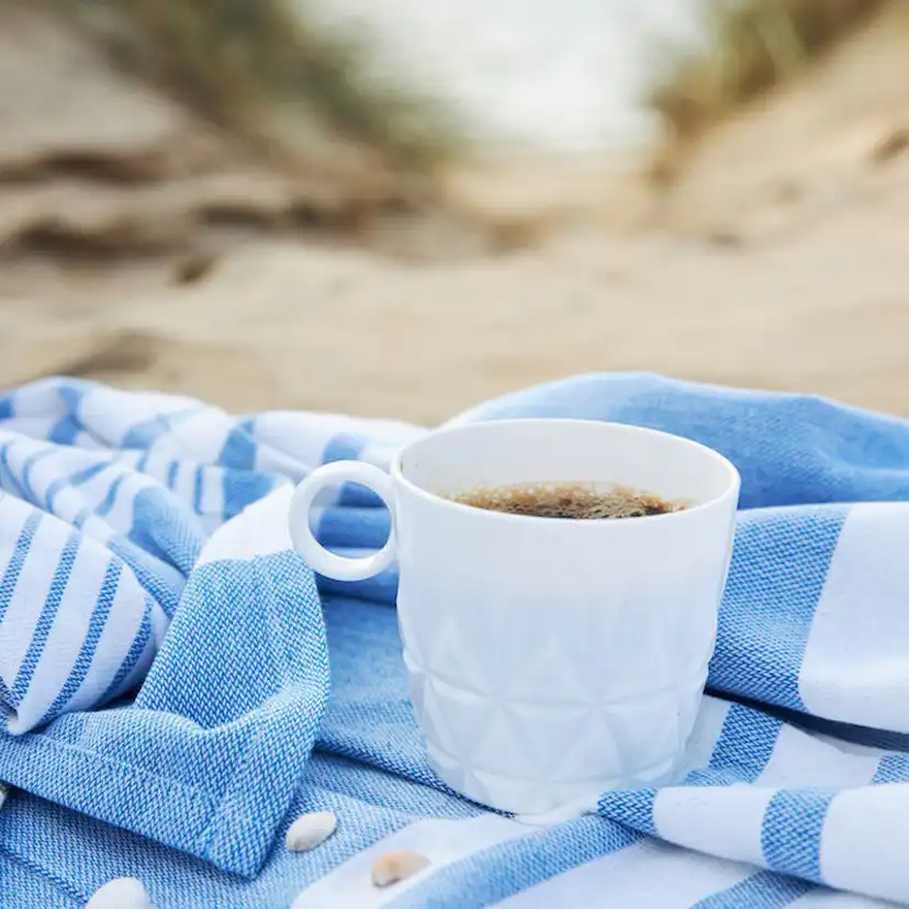 Picknick kaffekopp 4-pack Vit